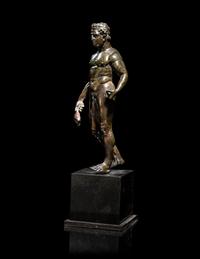 A Hellenistic Bronze Hermes with Silver Inlay