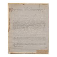 [African-Americana] Broadside of a Confederate Congressional Act Relating to Slaves and Other Property Confiscated by the Union Army