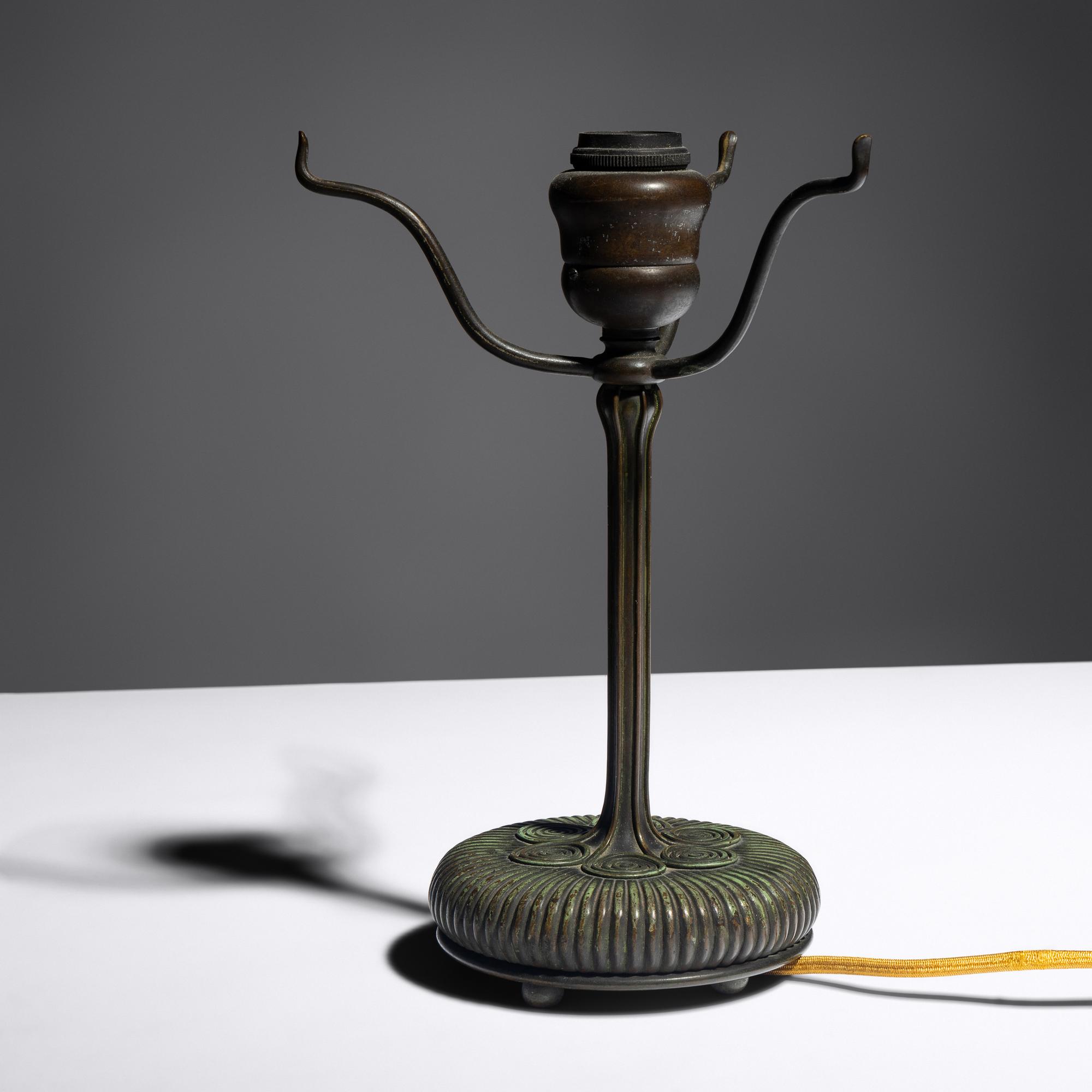 Boudoir lamp base Tiffany Studios, USA