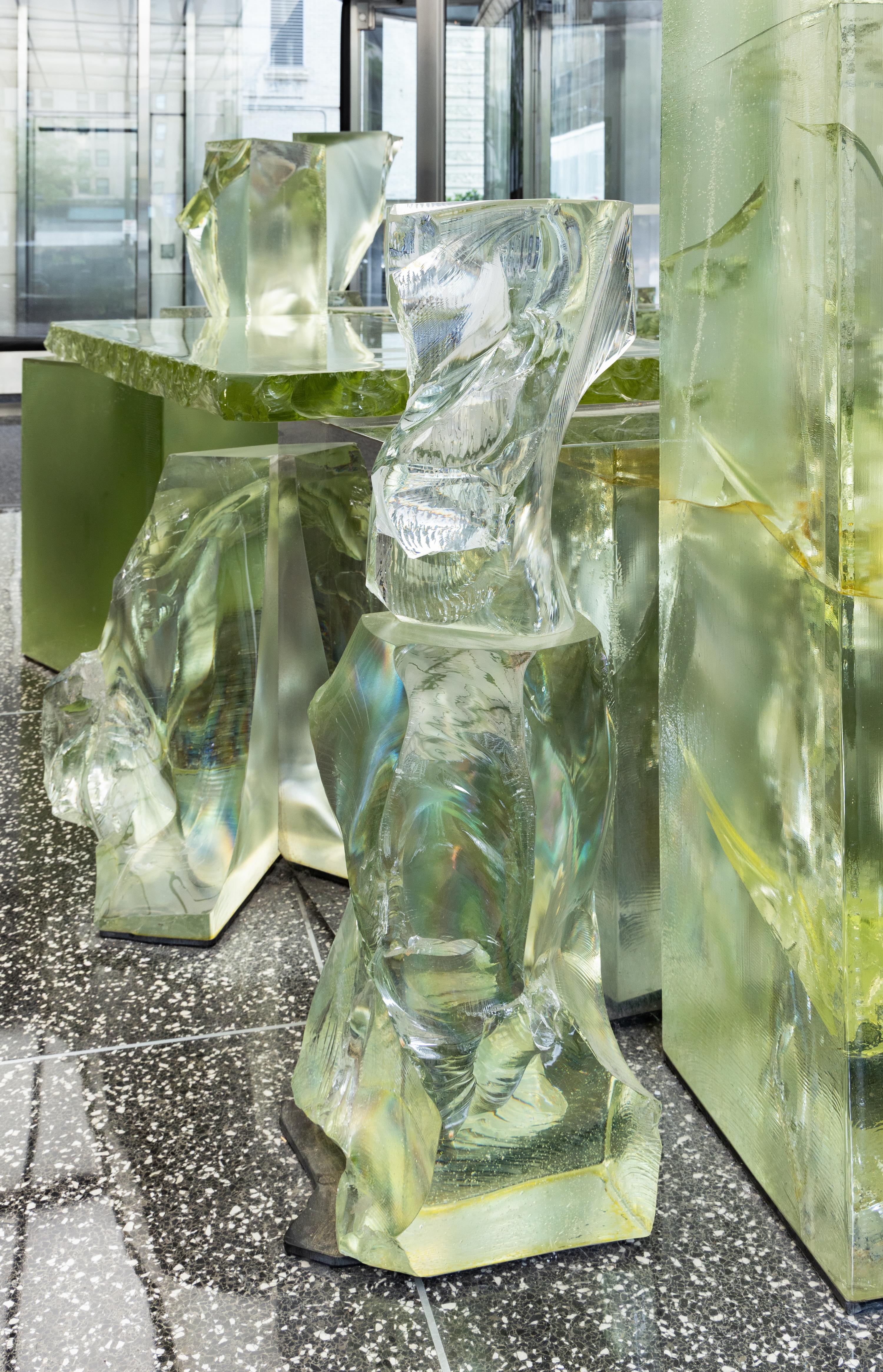 Frank Gehry (American, 1929–2025) — Icehenge Desk from the lobby of the Inland Steel Building