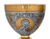 Two Silver Communion Chalices