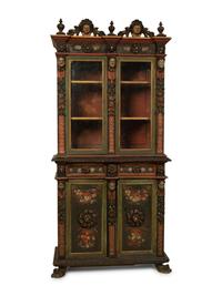 An Italian Neoclassical Style Painted Bookcase — 19TH CENTURY