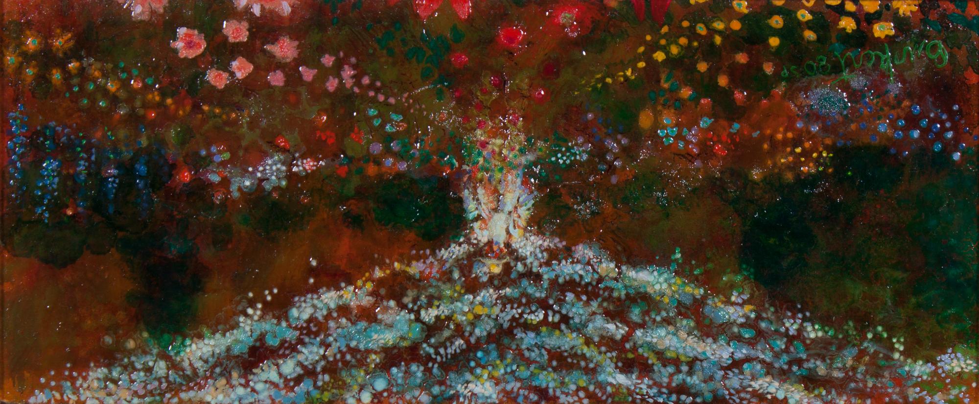 Robert Randall Burkert, (Wisconsin, b. 1930), In the Garden, 1980