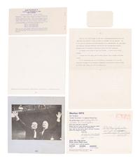 [NIXON, Richard M. (1913-1994)]. Posters, pamphlets, and ephemera from Nixon's political career.