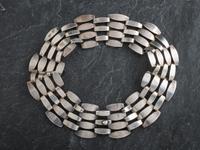 Mexican Sterling Silver Collar Necklace