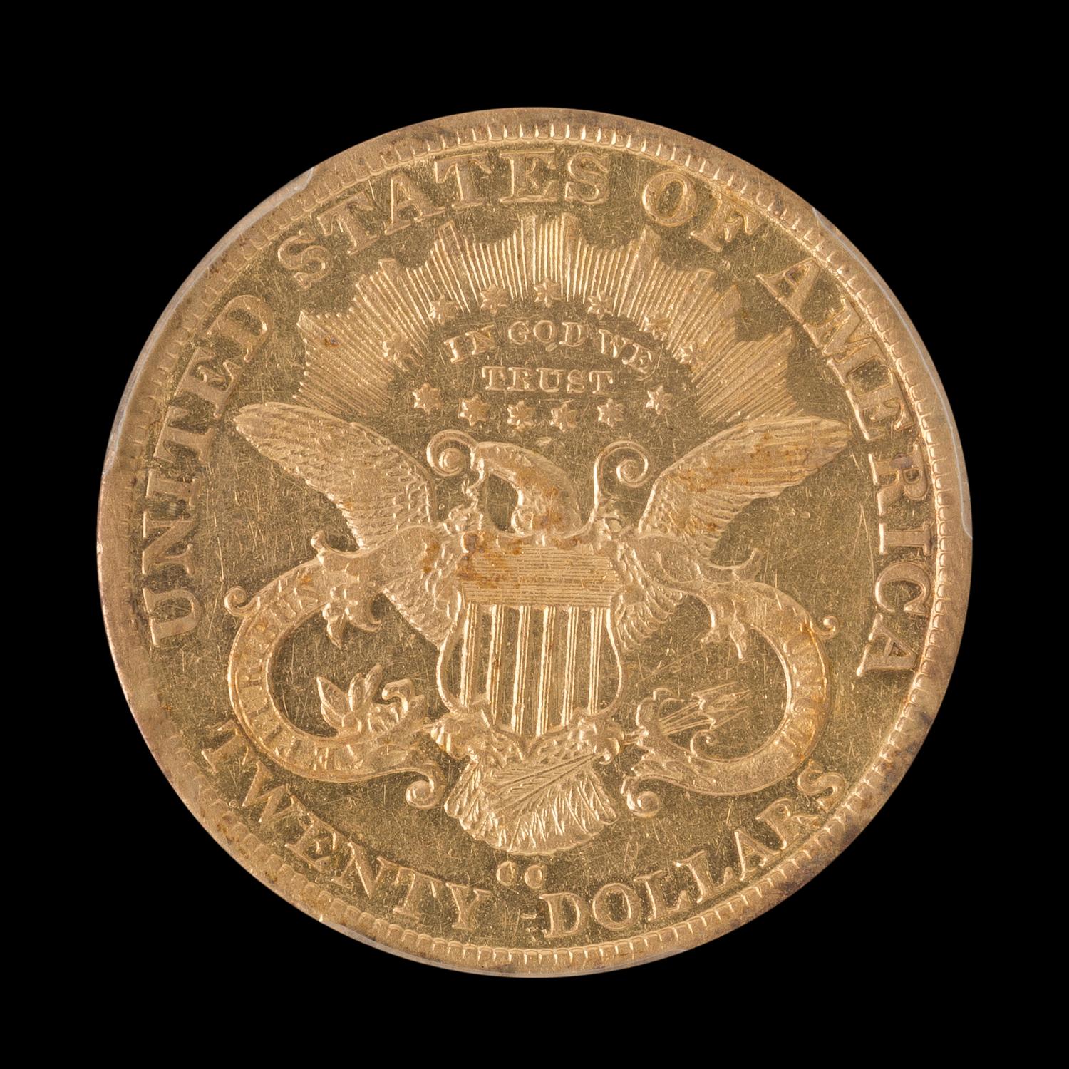 A United States 1879-CC Liberty Head $20 Gold Coin