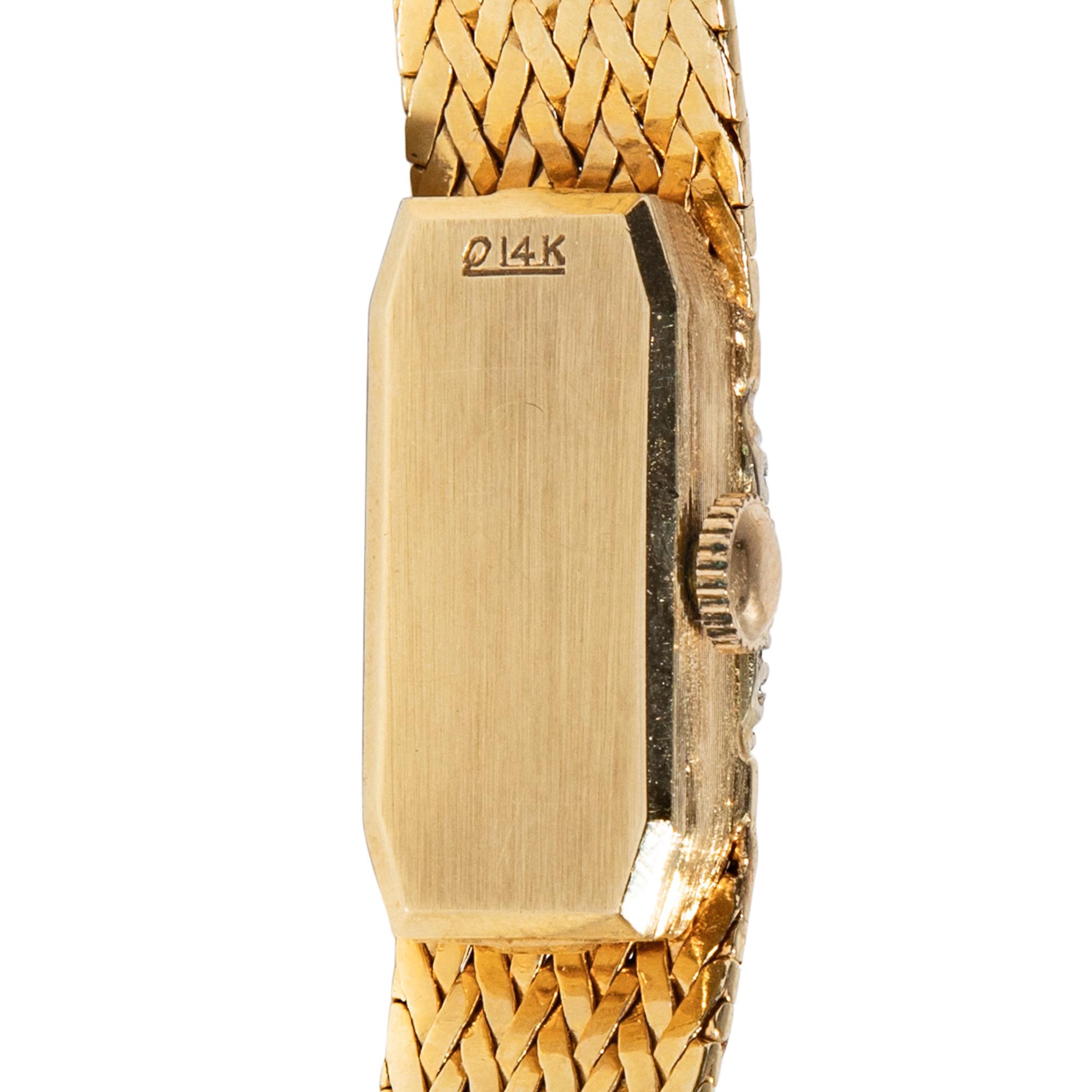 BELFONT, YELLOW GOLD AND DIAMOND WATCH