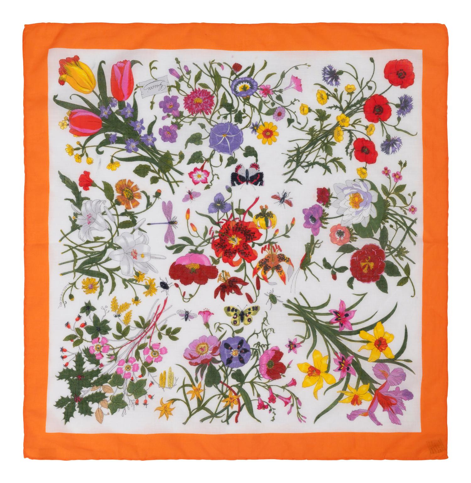 Three Gucci Scarves, 1980-2000s