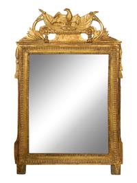 A Louis XVI Giltwood Mirror