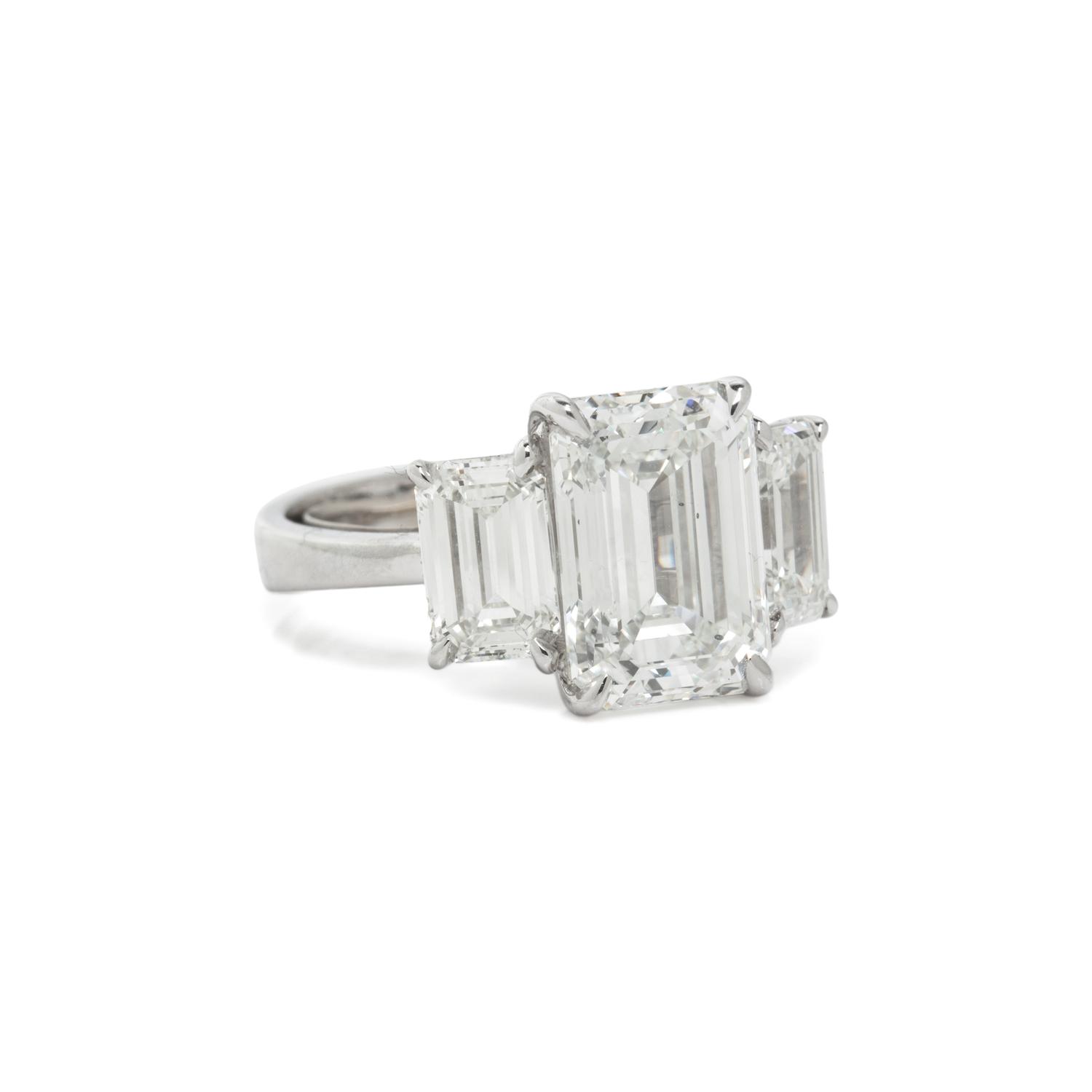 JB STAR, DIAMOND AND PLATINUM RING