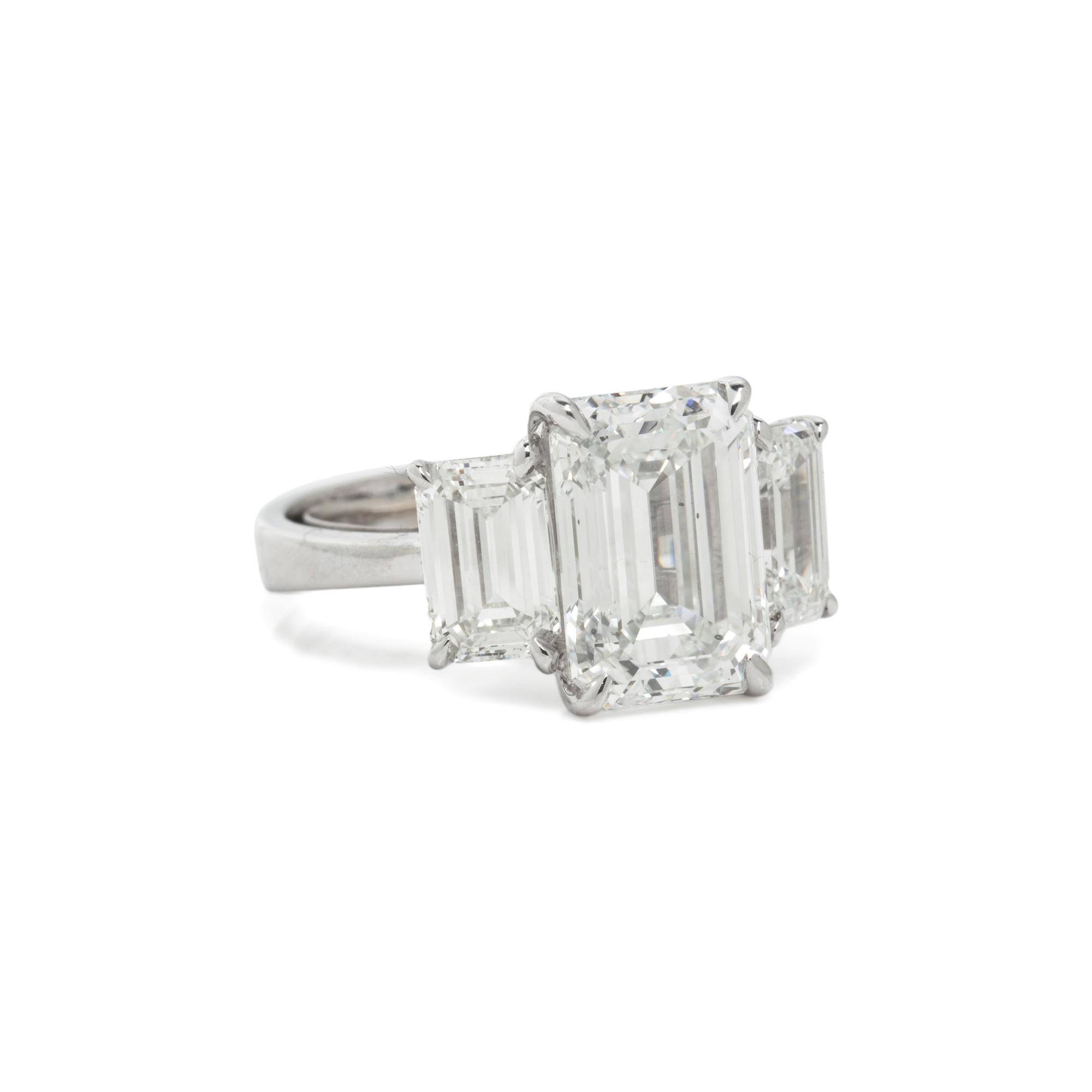 JB STAR, DIAMOND AND PLATINUM RING