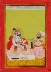 An Indian Miniature Painting 11 1/2 x 8 1/4 inches (image). — MEWAR, CIRCA 1790