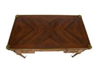 A Louis XVI Style Gilt-Bronze Mounted Mahogany Bureau Plat