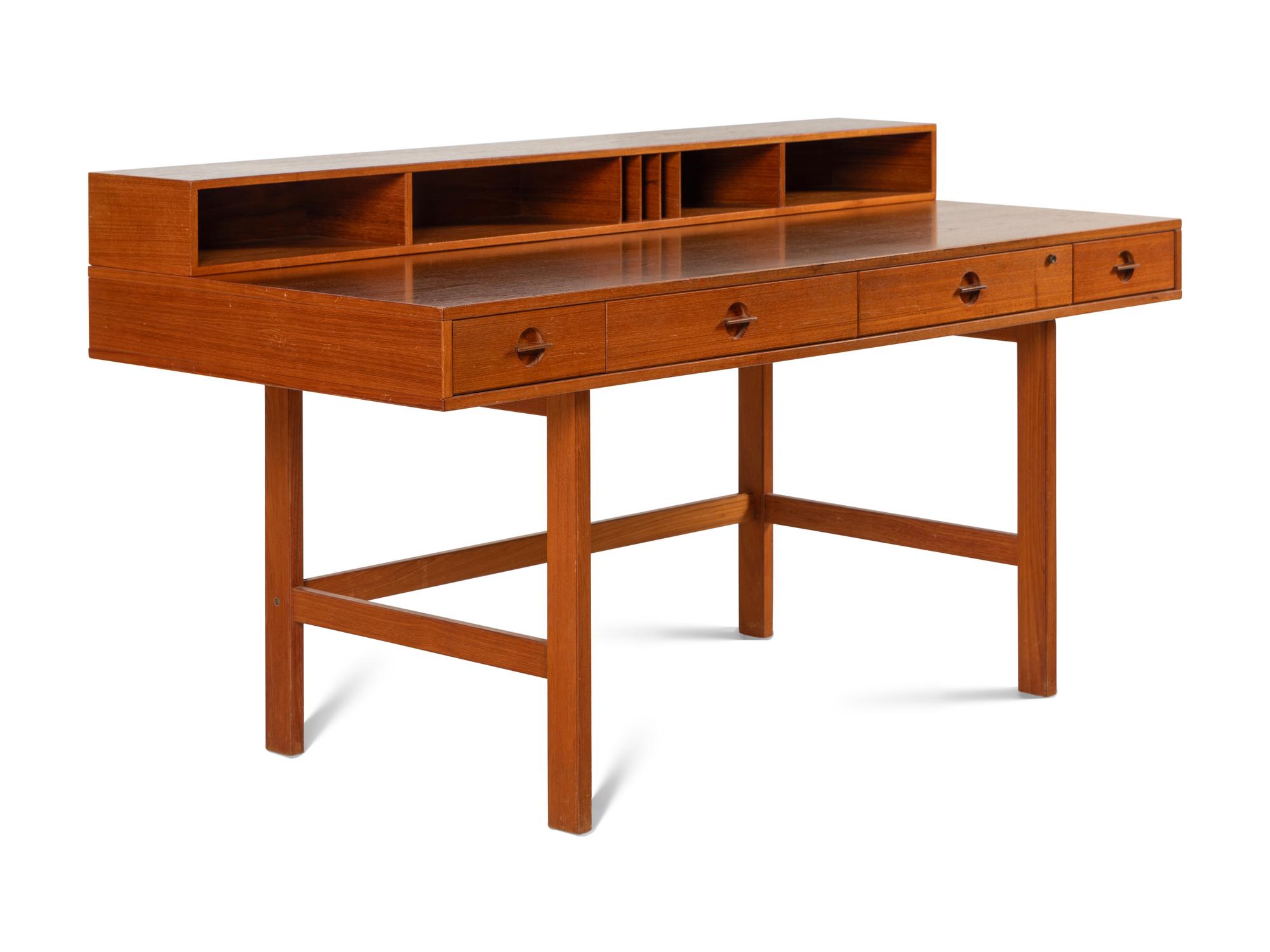 Flip-top desk, 1972
