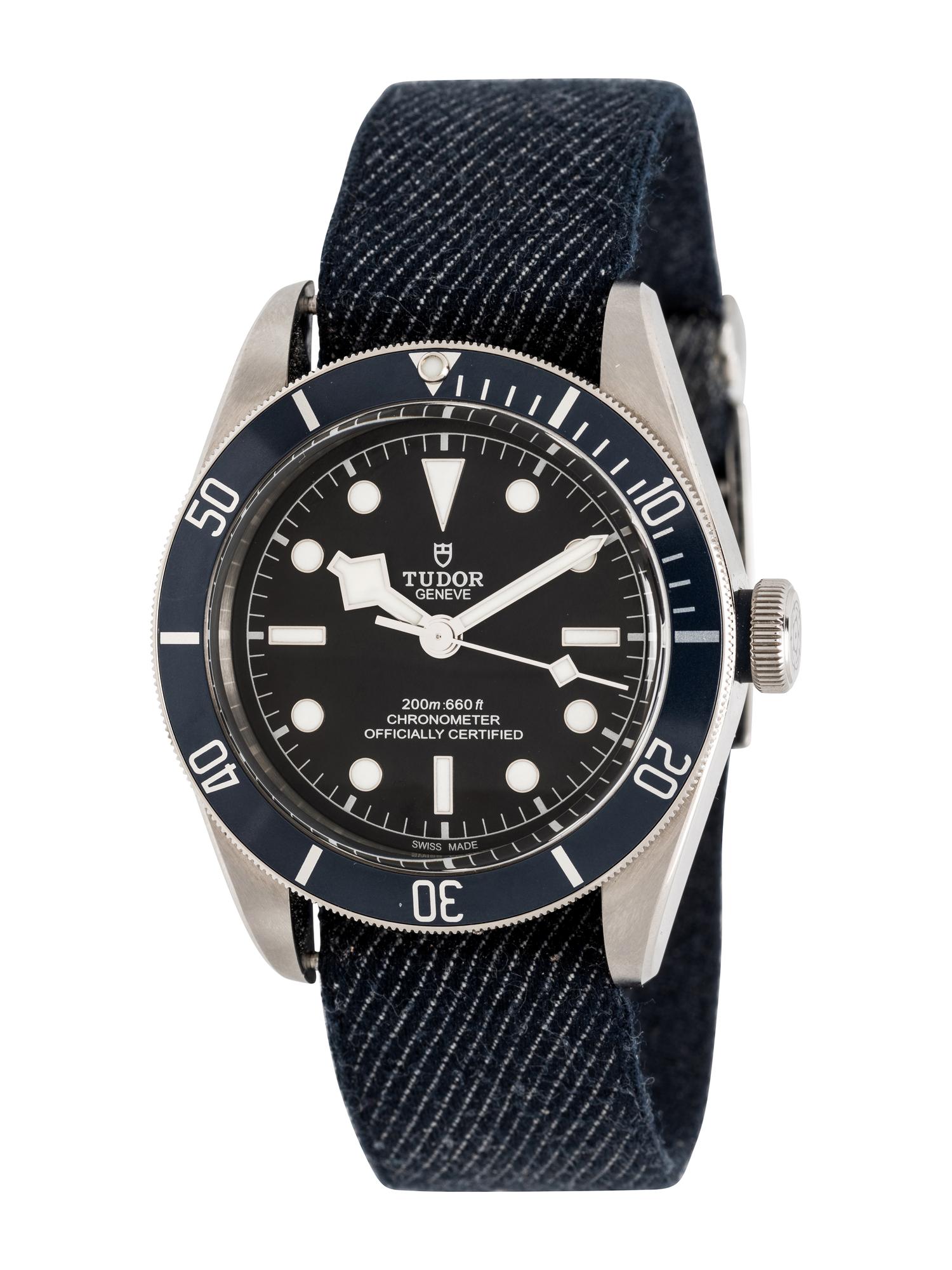 TUDOR, REF. 79230B STAINLESS STEEL 'BLACK BAY' WATCH, BOX & PAPERS