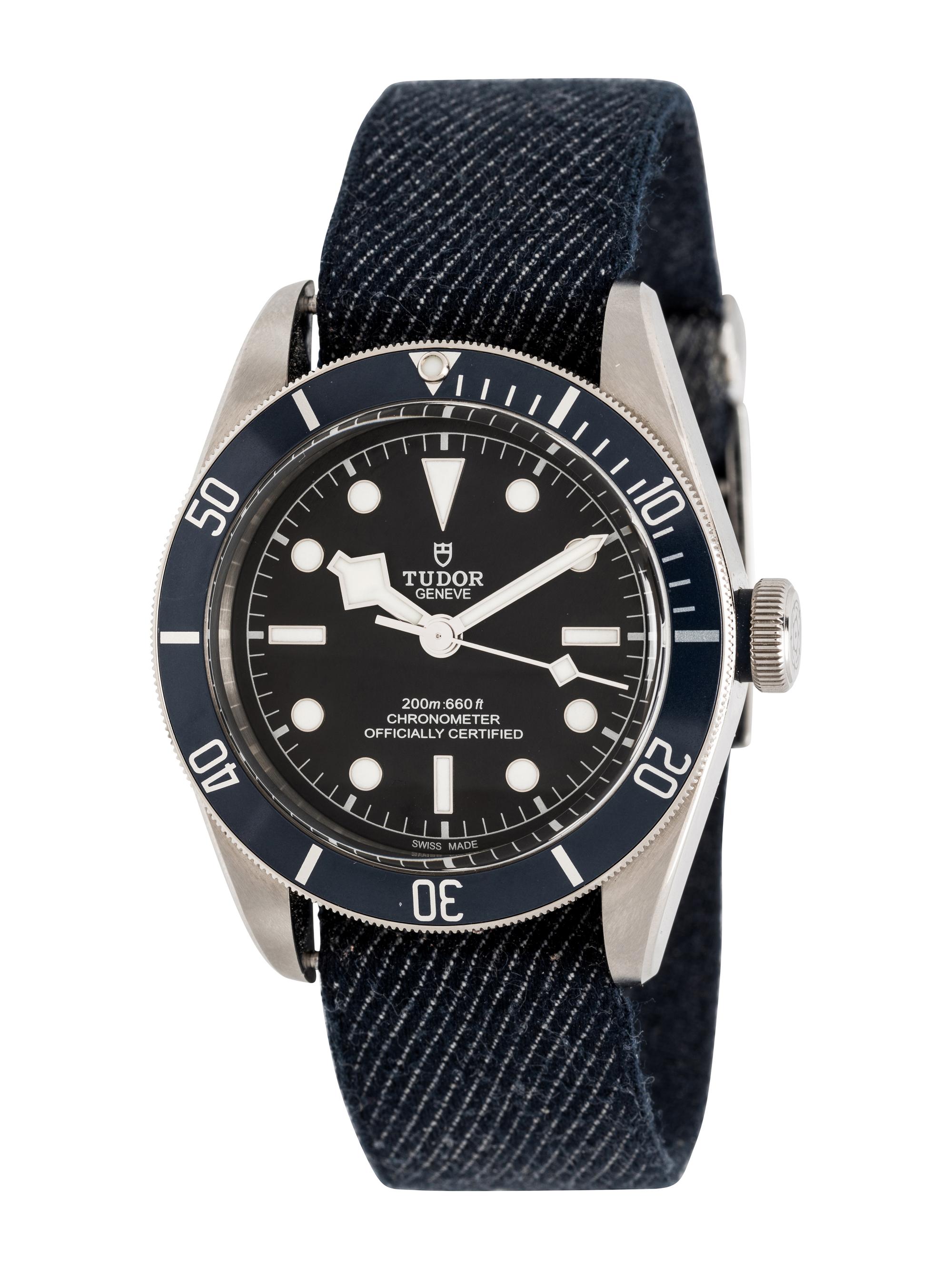 TUDOR, REF. 79230B STAINLESS STEEL 'BLACK BAY' WATCH, BOX & PAPERS