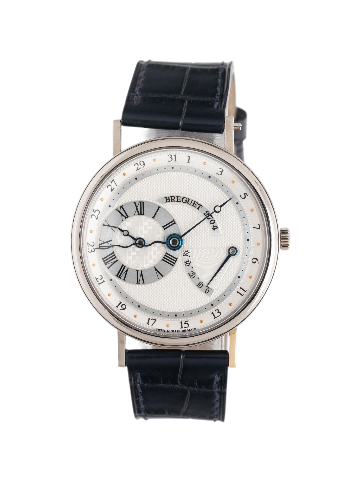 BREGUET, REF. 3680 18K WHITE GOLD WATCH