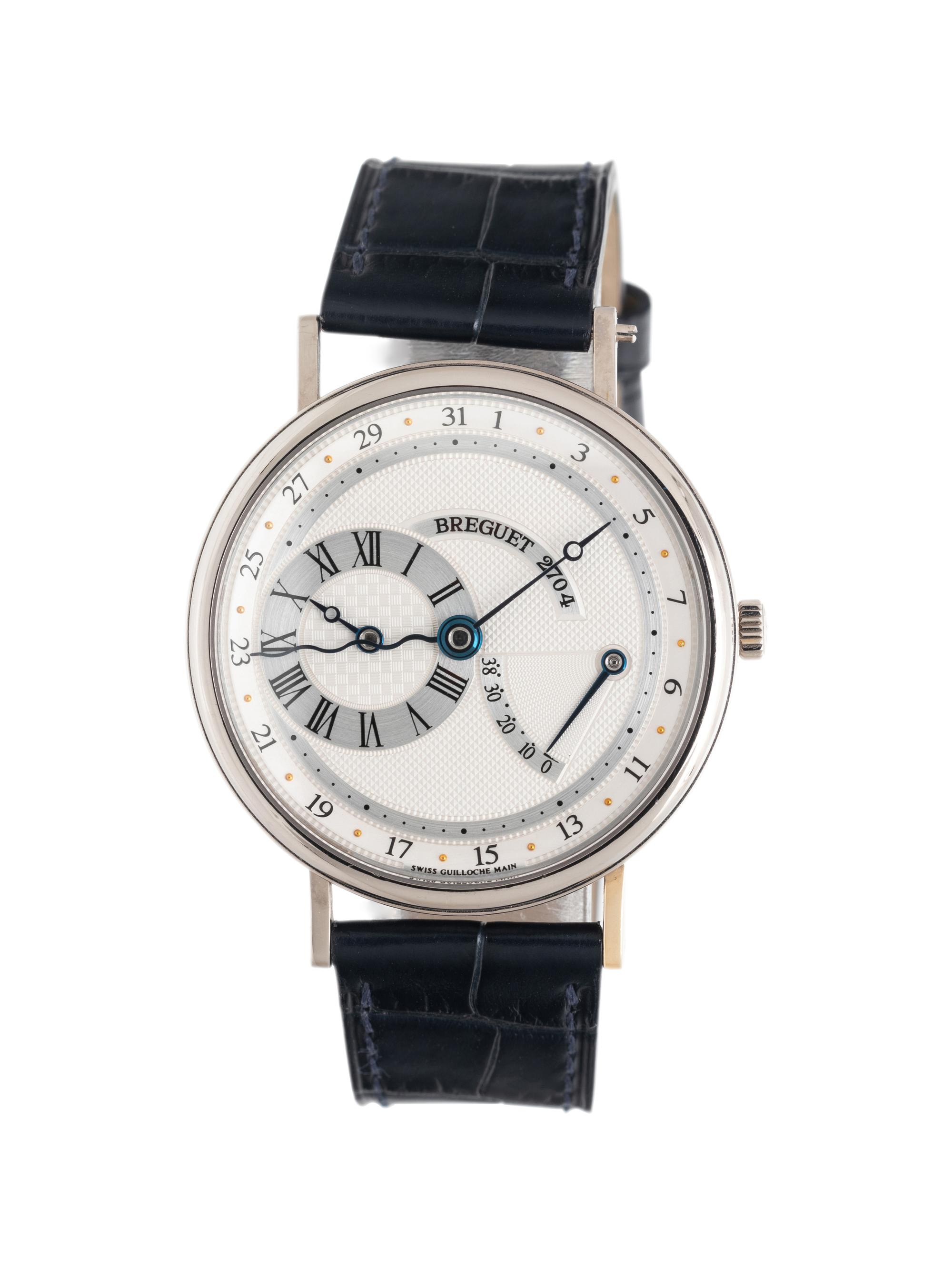 BREGUET, REF. 3680 18K WHITE GOLD WATCH