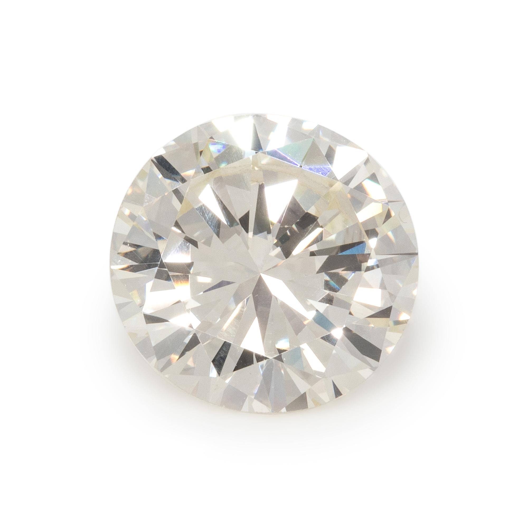 4.39 CARAT ROUND BRILLIANT CUT DIAMOND