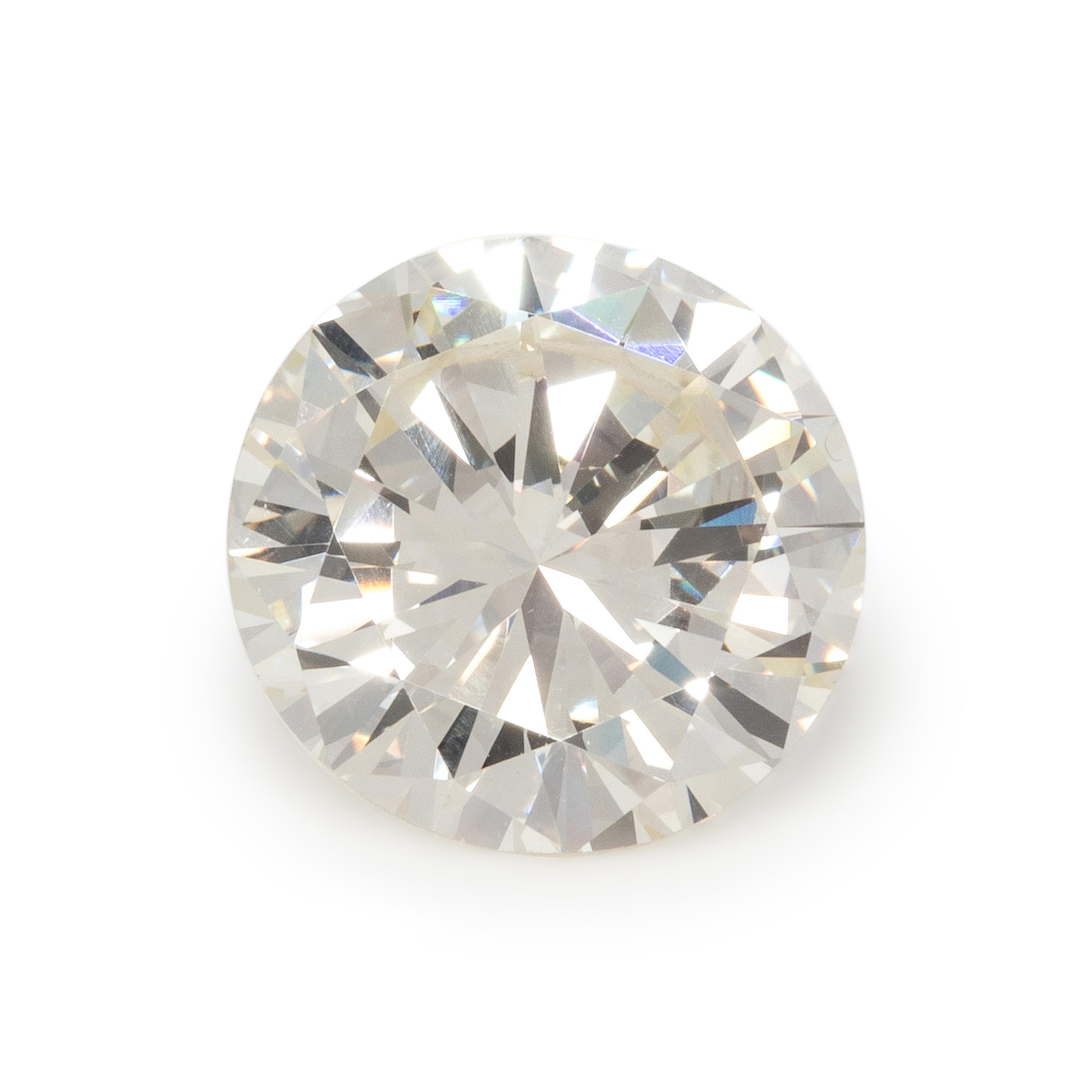 4.39 CARAT ROUND BRILLIANT CUT DIAMOND