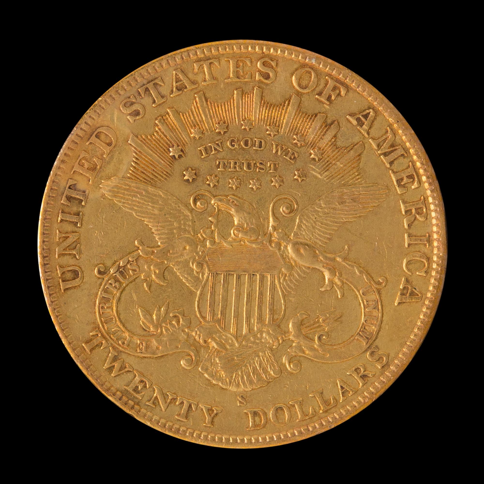 A United States 1905-S Liberty Head $20 Gold Coin