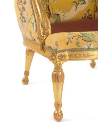 A George III Giltwood Bergère