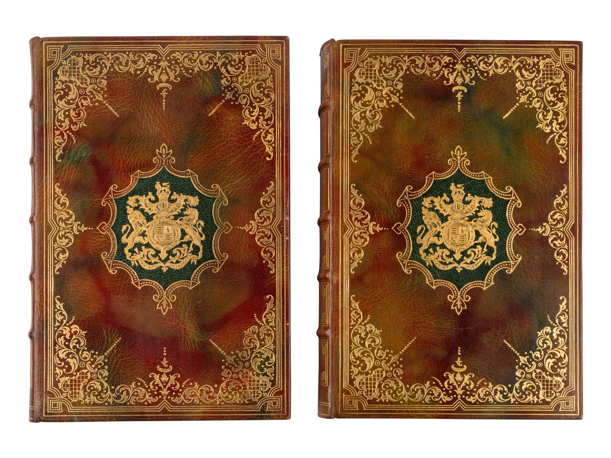 [BINDINGS.] COOK, Joel (1842-1910). The World's Famous Places and Peoples: England. New York and London: Merrill & Baker, [1900].