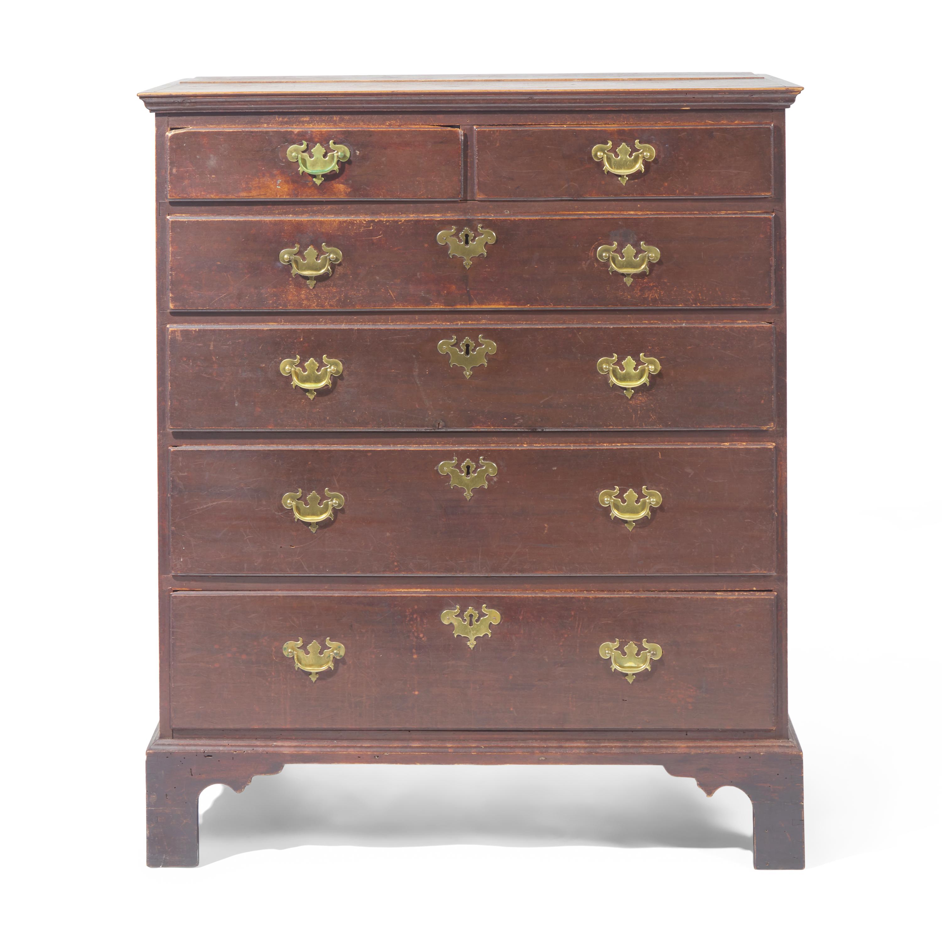 A Chippendale Maple Chest of Drawers