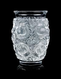A Lalique Frosted Glass Vase Height 6 3/4 inches. — 20TH CENTURY