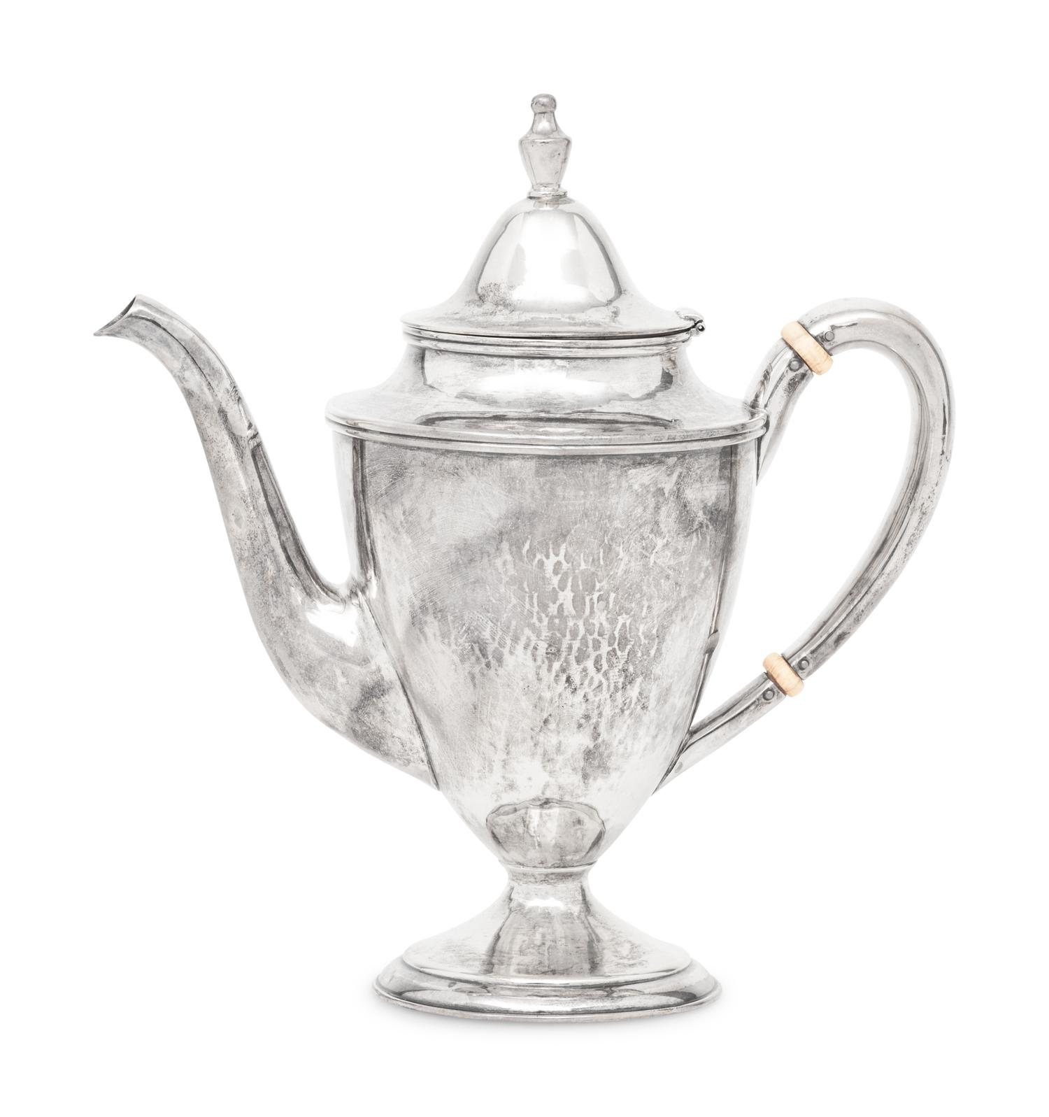 An American Arts and Crafts Silver Coffee Pot