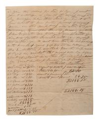 [SLAVERY & ABOLITION]. MATTHEWS, Nathaniel. Autograph letter signed ("Nathaniel Matthews"), to R.W. Vasser, with details of 10 enslaved individuals. Richmond, VA, 9 December 1849.
