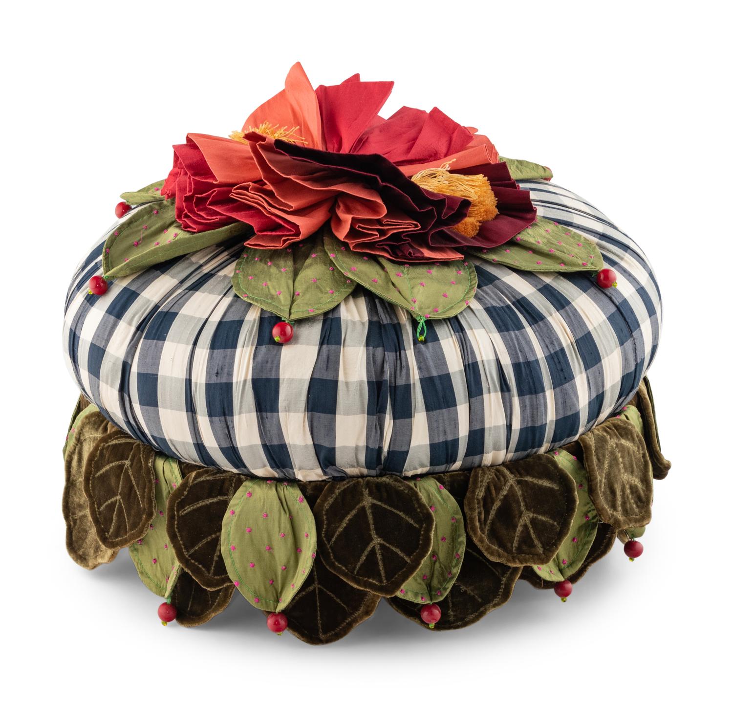 A Mackenzie Childs Footstool