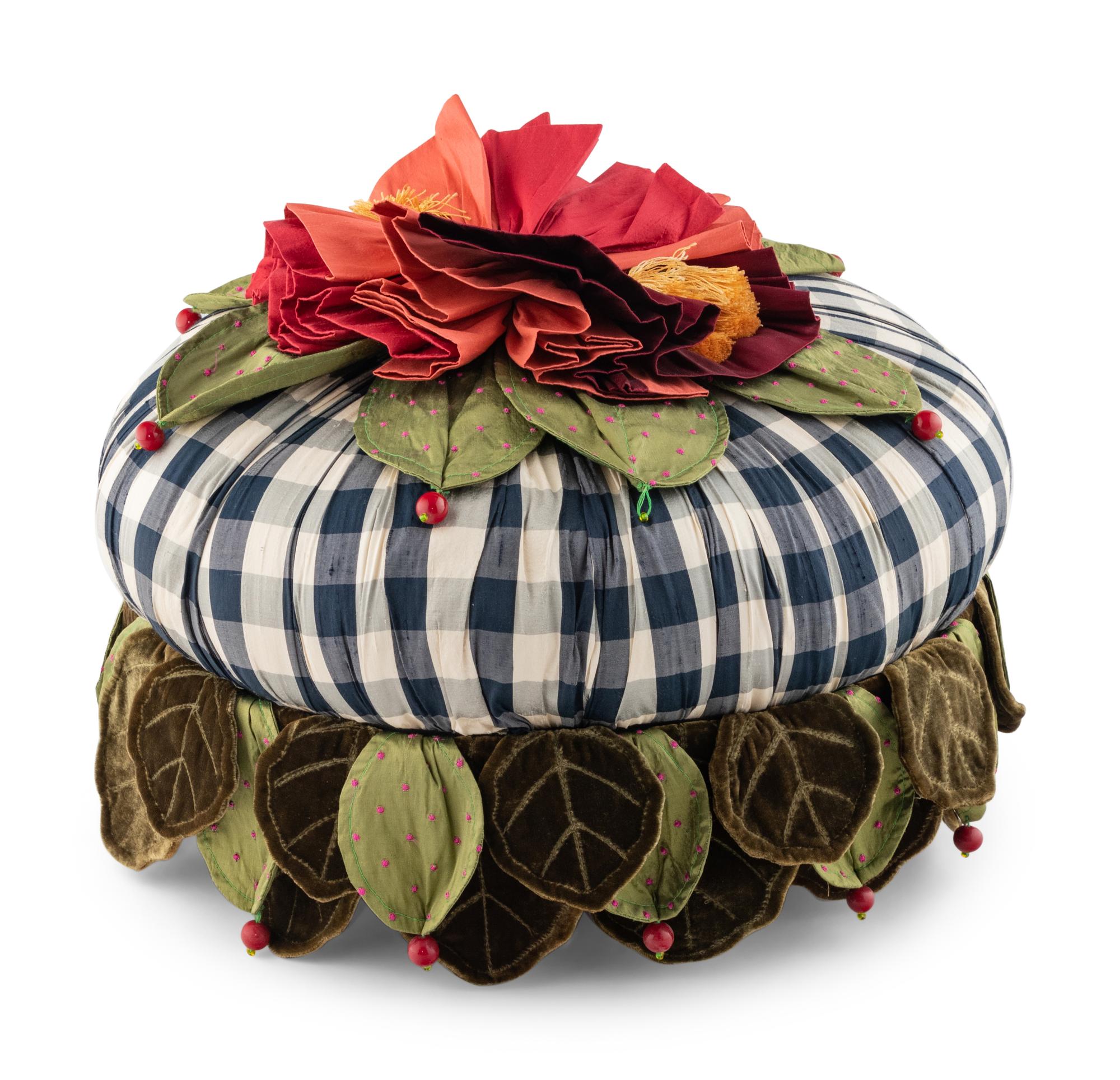 A Mackenzie Childs Footstool
