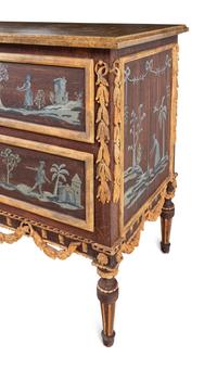 An Italian Style Painted Chest of Drawers