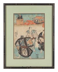 Six Japanese Woodblock Prints