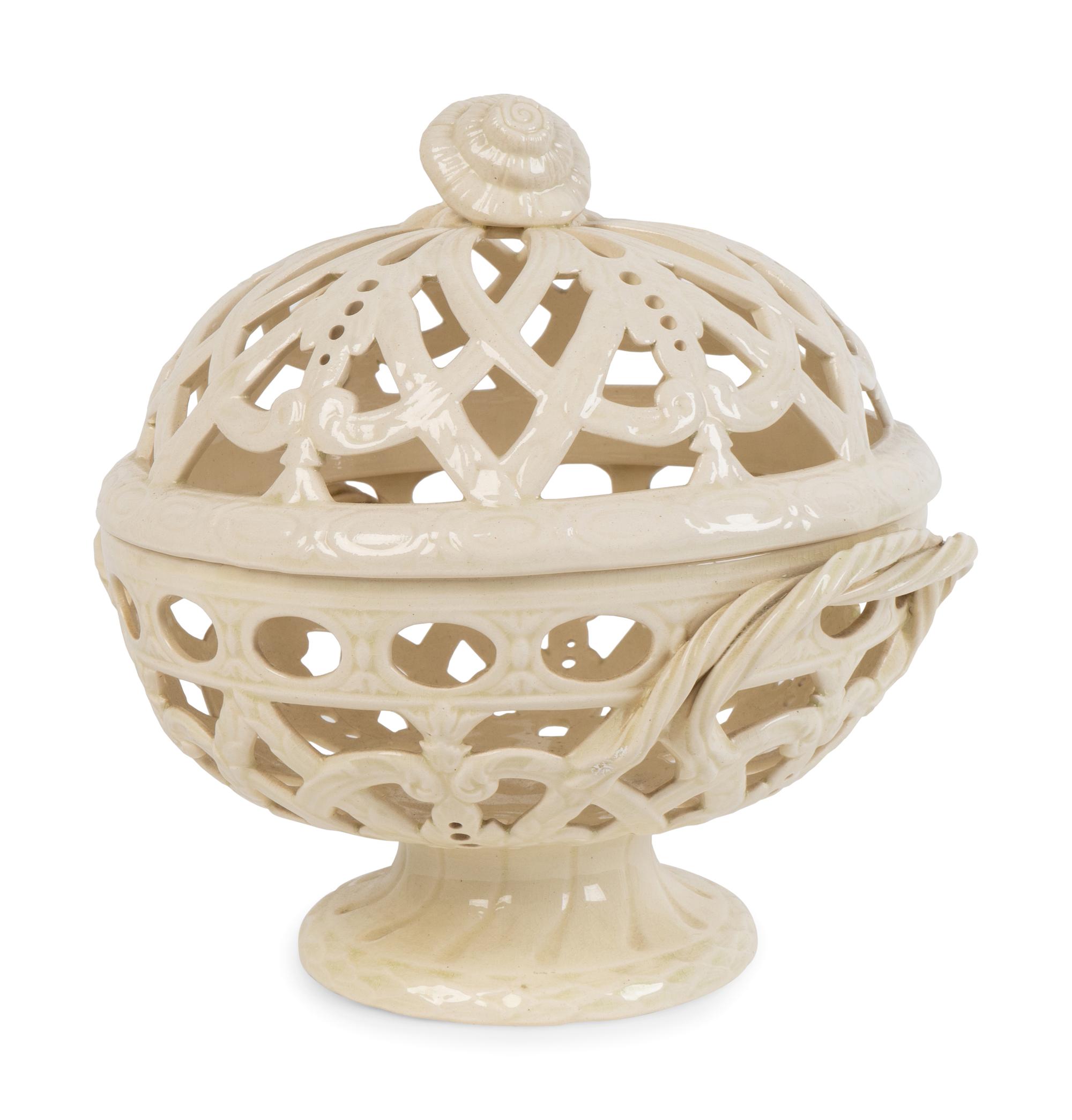A Wedgwood Lattice Creamware/ Queen's Ware Orange Bowl — CIRCA 1780s, ENGLAND