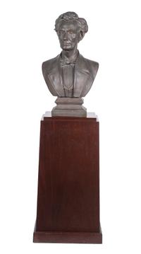 [LINCOLNIANA]. Plaster bust of Abraham Lincoln. N.p.: n.p., n.d.