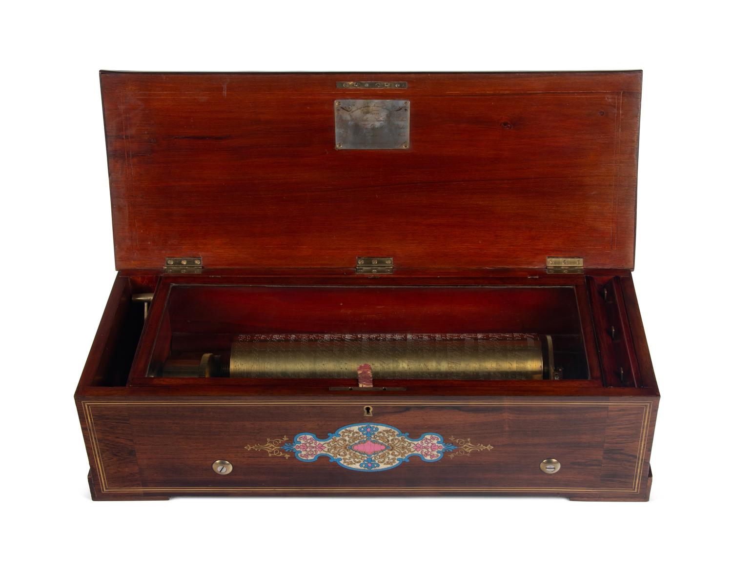 A Nicole Fr è res Grand Format Overture Cylinder Music Box