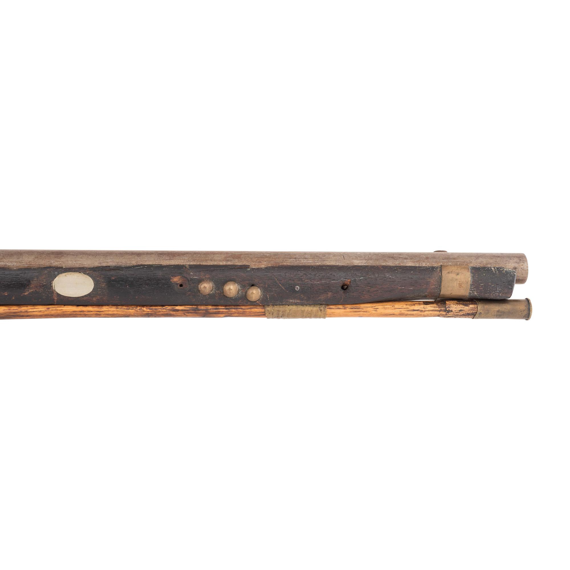Percussion Altered Tack Decorated Chief's Grade Northwest Trade Gun by Tryon