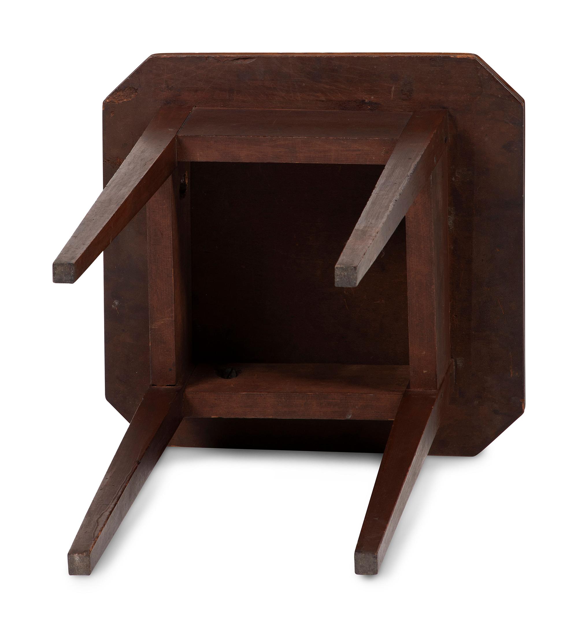 A Country Late Federal Molded Cherrywood Work Table