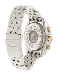 BREITLING, REF. 13356 STAINLESS STEEL AND YELLOW GOLD 'CHRONOMAT EVOLUTION' WRISTWATCH