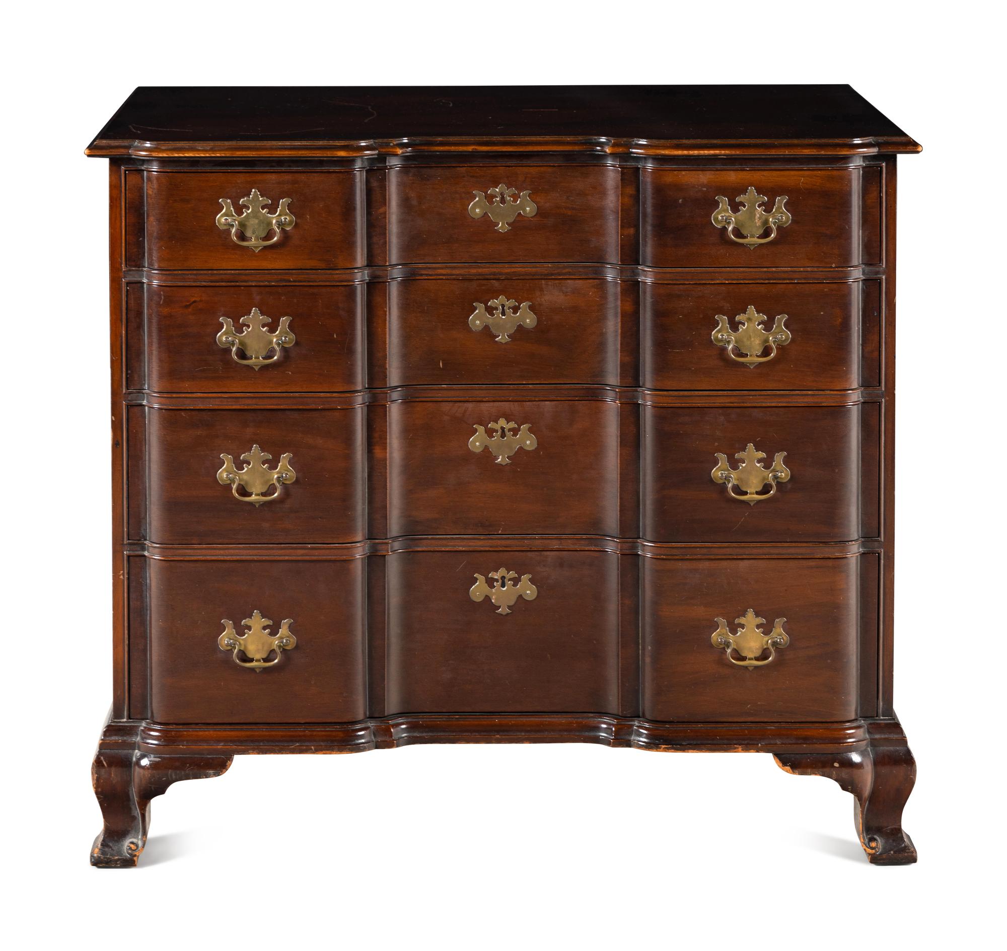 A Georgian Style Mahogany Chest of Drawers
