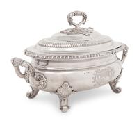 A George III Silver Soup Tureen and Cover