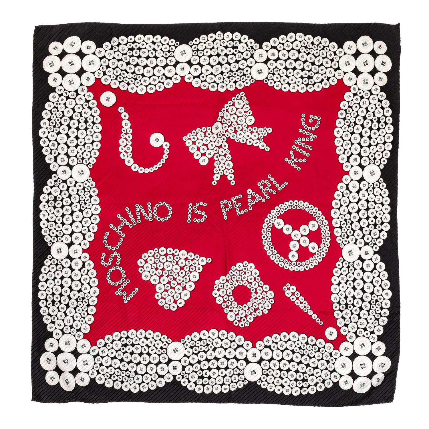 Moschino 'Pearl King' Scarf, 1980-90s