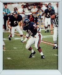 A Mike Singletary Chicago Bears Signed Autograph Jersey Display (Beckett Authentication Services Letter),