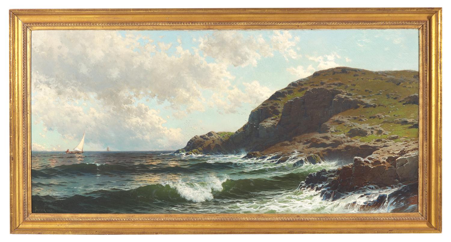 Monhegan Cliff, Maine , c. 1896