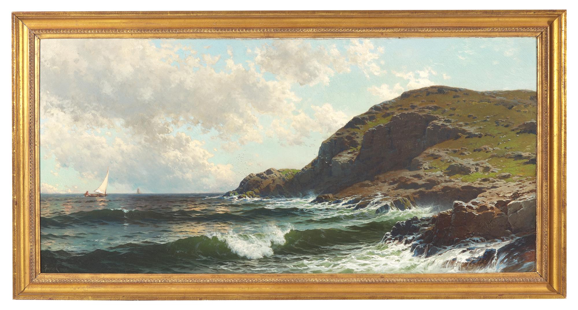 Monhegan Cliff, Maine , c. 1896