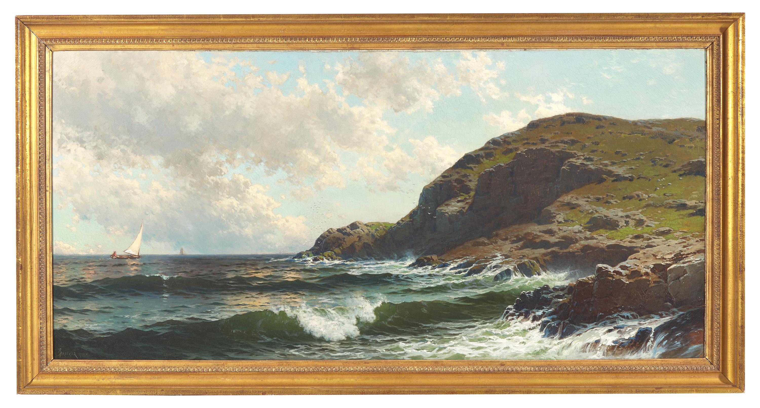 Monhegan Cliff, Maine , c. 1896