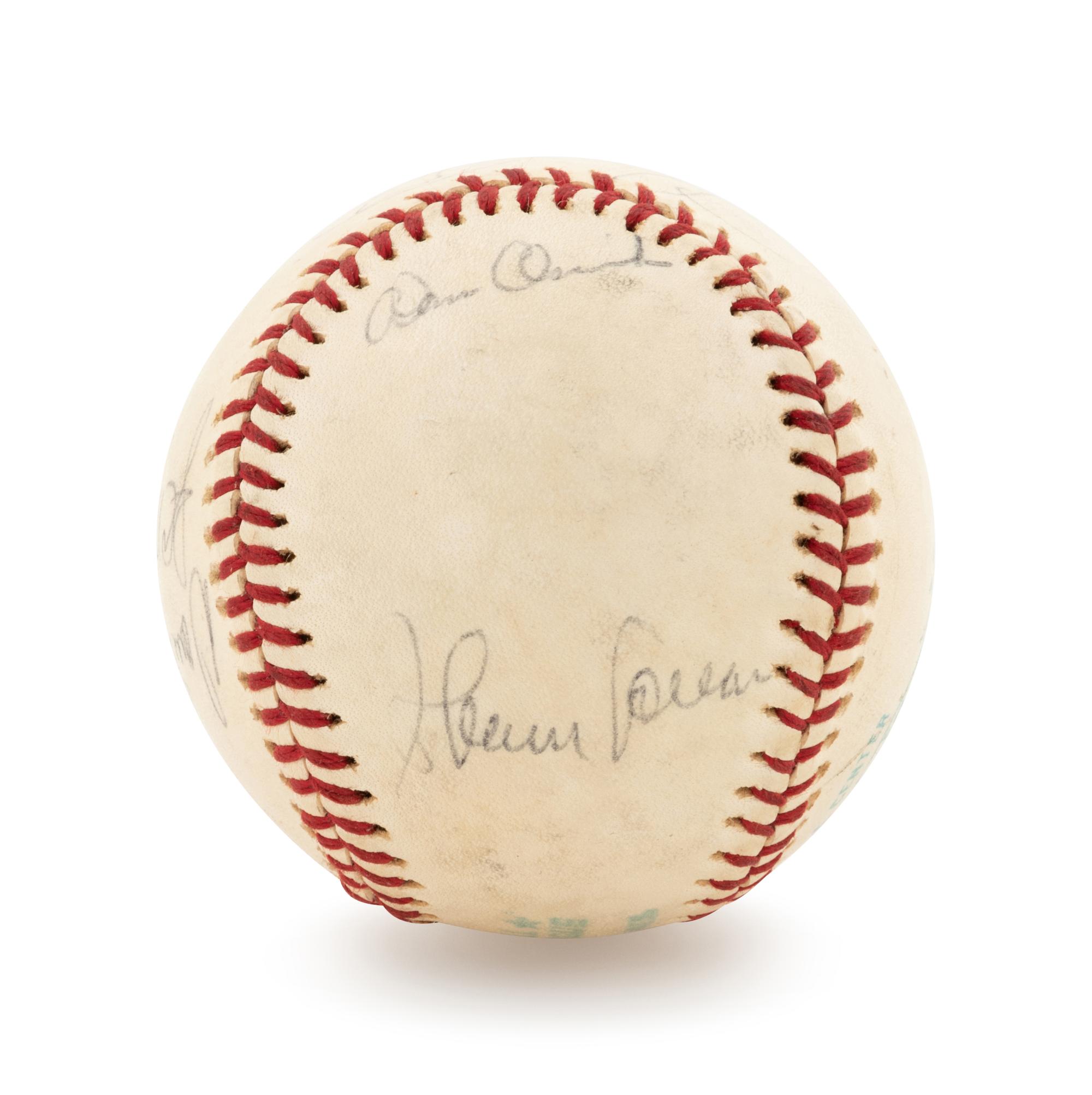 A 1950s Chicago White Sox Signed Baseball Including Nellie Fox and Luke Appling