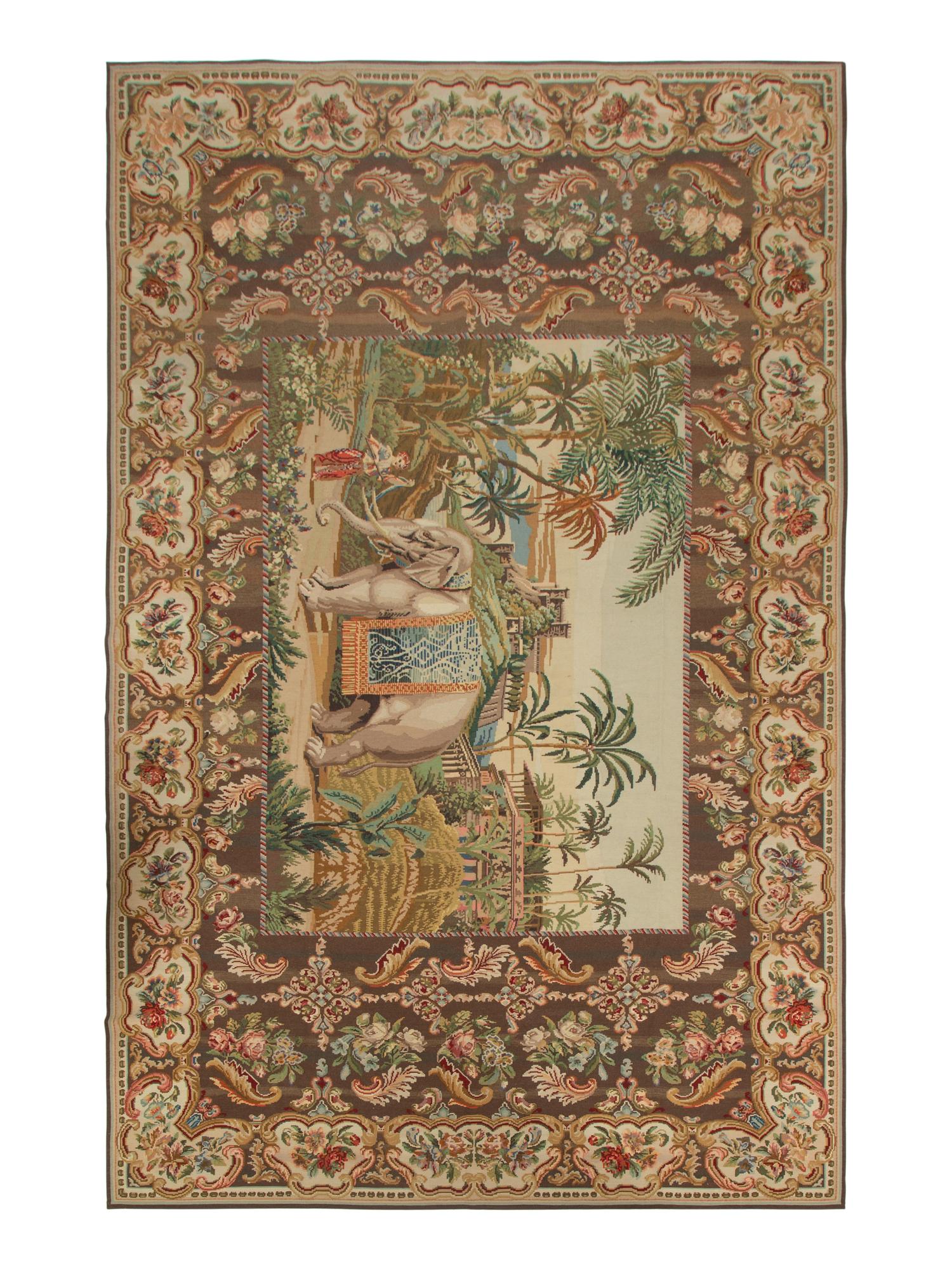 A Continental Needlepoint Rug